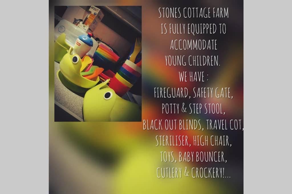 Stones Cottage Farm, Nr Haworth, Family Friendly, Work Friendly, Gaming Barn, Crafting, Free Wifi, Free Parking, Ev Point Oxenhope Exteriér fotografie