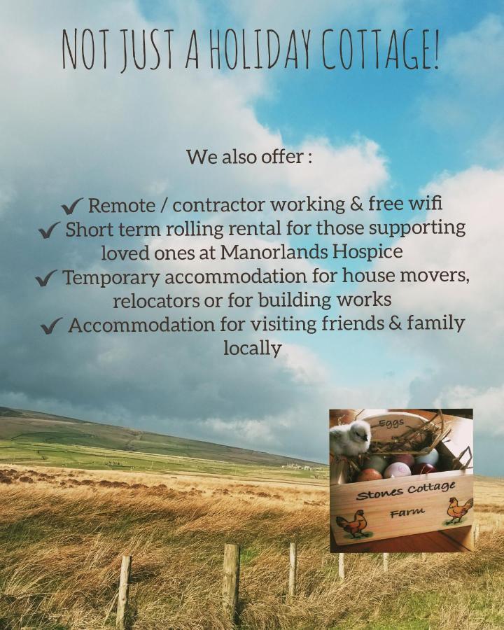 Stones Cottage Farm, Nr Haworth, Family Friendly, Work Friendly, Gaming Barn, Crafting, Free Wifi, Free Parking, Ev Point Oxenhope Exteriér fotografie
